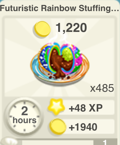 Futuristic Rainbow Stuffing Bites Recipe