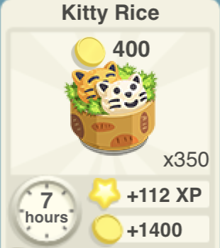 Kitty Rice Recipe