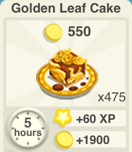 Golden Leaf Cake Recipe