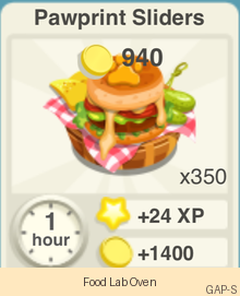 Pawprint Sliders Recipe