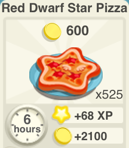 Red Dwarf Star Pizza Recipe