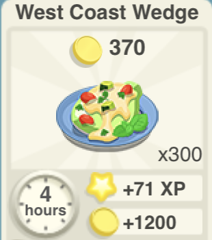 West Coast Wedge Recipe