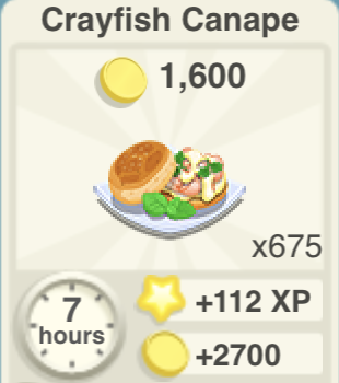 Crayfish Canape Recipe