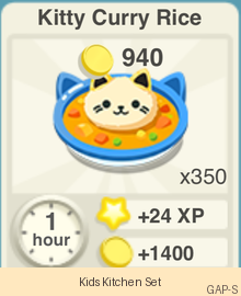 Kitty Curry Rice Recipe