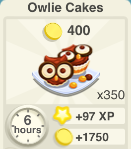 Owlie Cakes Recipe