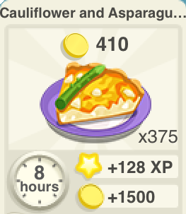 Cauliflower Asparagus Pie Recipe
