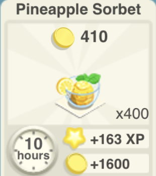 Pineapple Sorbet Recipe