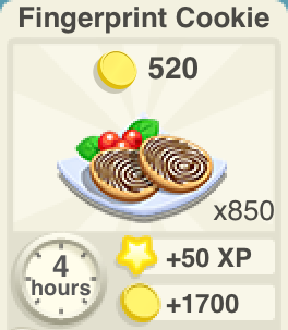 Fingerprint Cookie Recipe