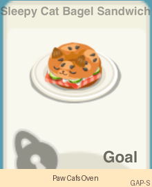 Sleepy Cat Bagel Sandwich Recipe