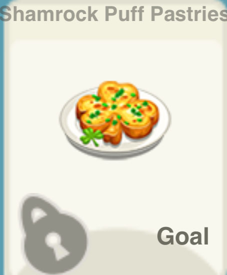 Shamrock Puff Pastries Recipe