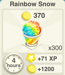 Rainbow Snow Recipe