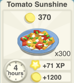 Tomato Sunshine Recipe