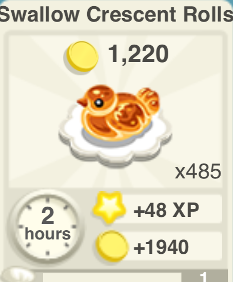 Swallow Crescent Rolls Recipe