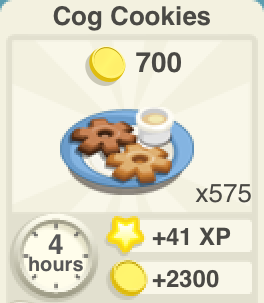 Cog Cookies Recipe