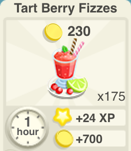 Tart Berry Fizzes Recipe