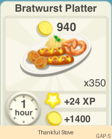 Bratwurst Platter Recipe
