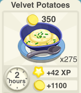 Velvet Potatoes Recipe